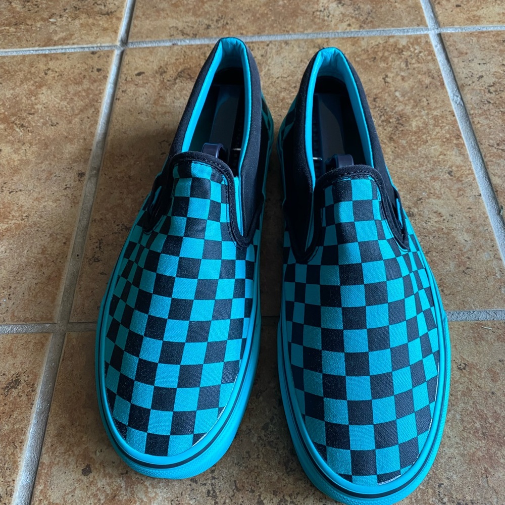 Vans slip on check